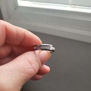 Silver and Pink Ring